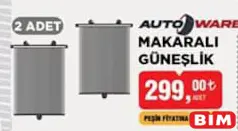 AUTOWARE MAKARALI GÜNEŞLİK 2 ADET AUTOWARE MAKARALI GÜNEŞLİK 2 ADET